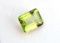 3.59 Carat Phenomenal Octagon Cut Peridot with Paperwork