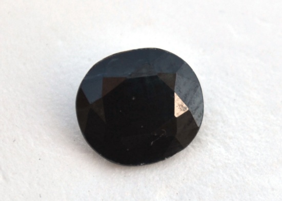 2.27 Carat Midnight Blue Sapphire