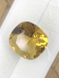 Cushion Cut Citrine 5.92 ct