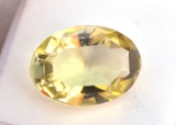 15.30 Carat Fine Oval Cut Lemon Citrine