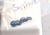 1.43 Carat Matched Parcel of Fine Blue Sapphire