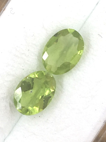 Matched Set of Peridot 1.72 ct