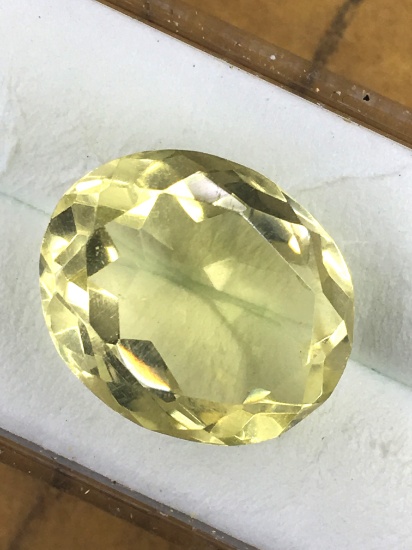 Lemon Citrine Oval 12.04 ct