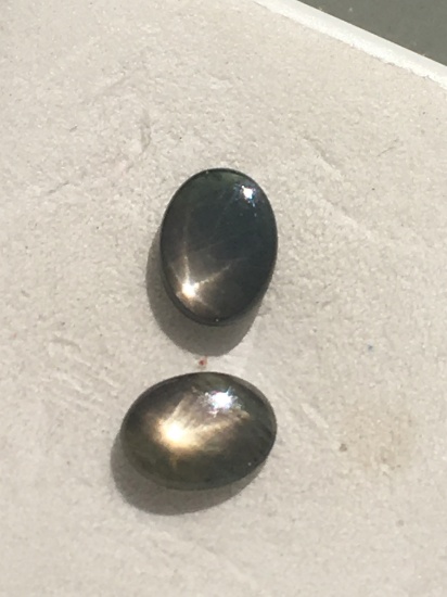 Star Sapphire Matched Pair 2.1 ct