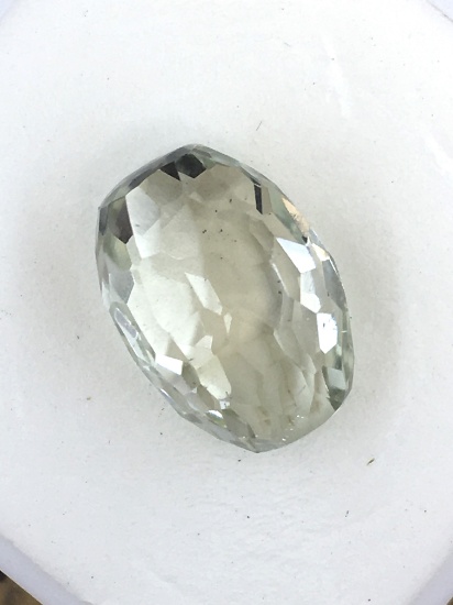 Green Amethyst Barrel Shaped 8.97 ct