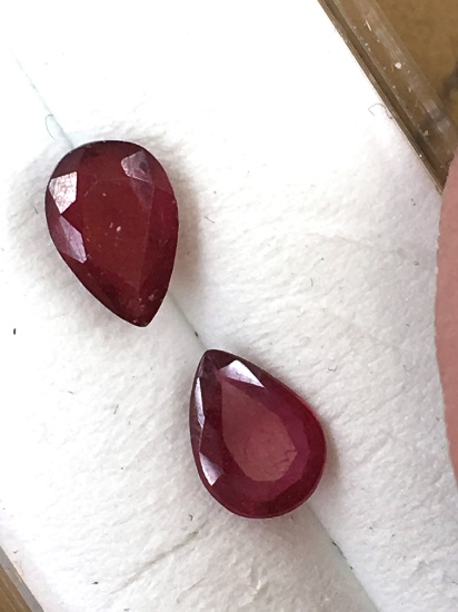Ruby Matched Pair 1.02 ct