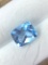 Cushion Checker Natural Blue Topaz 1.5 ct