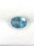 Sea Green Topaz Oval Cut 1.02 ct