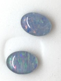 Opal Doublet Matched Pair 1.88 ct