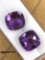 Amethyst Cushion Cut Matched Set 3.54 ct