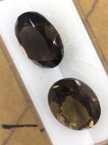 Smokey Quartz Matched Set 19.97 ct