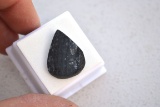 31.90 Carat Finie Rough Cut Piece of Black Tourmaline