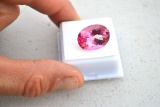 22.25 Carat Fantastic Pink Topaz