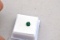 0.74 Carat Cushion Checkerboard Cut Synthetic Emerald