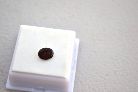 1.91 Carat Deep Red Garnet