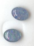 Opal Doublet Matched Pair 1.07 ct