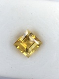 Princess Cut Gold Citrine 2.48 ct