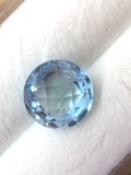 Sky Blue Topaz Round Checker Cut 2.24 ct