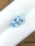 Sky Blue Topaz Teardrop .63 ct