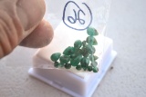 11.78 Carats of Fine Emerald Briolettes