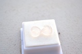 8.36 Carat Fine Matched Pair of Crystal Quartz Hearts