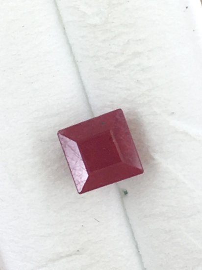 Ruby Princess Cut 1.15 ct