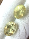 Lemon Citrine Oval Set 2.42 ct