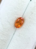 Mexican Fire Opal Oval 0.15 ct