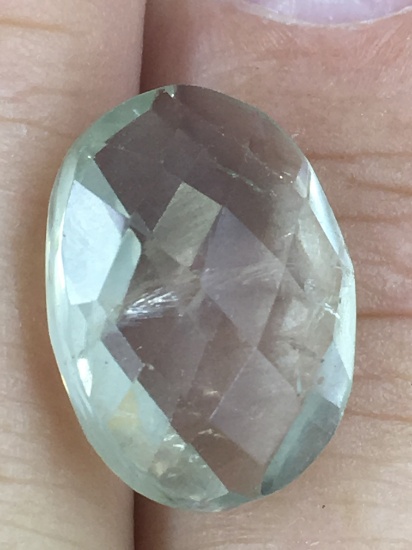 Green Amethyst Oval Shaped 9.02 ct