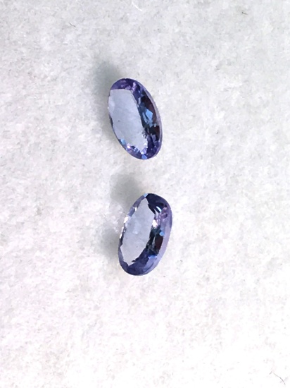 Tanzanite Oval Cut Matched Pair .50 ct
