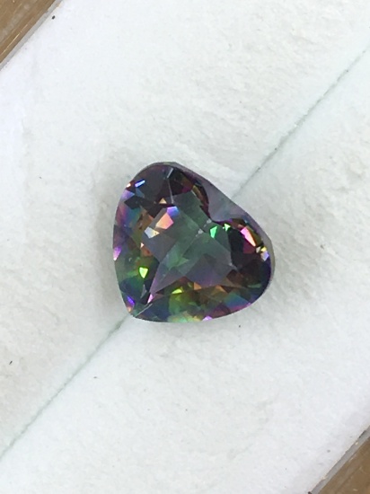 Mystic Topaz Fancy Heart Cut 1.58 ct