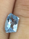 Sky Blue Topaz  Fancy Cut 2.24 ct