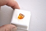 4.79 Carat Fantastic Fancy Wedge Shaped Citrine