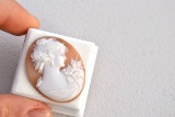 22.04 Carat Very Fine Antique Hand Carved Shell Cameo