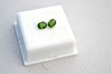 1.71 Carat Fine Matched Pair of Chrome Diopside
