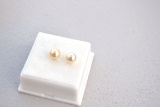 Matched Pair of 6.75MM Cream Colored Pearls.  Original Sale Price of $41.50 Each.