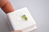 2.05 Carat Matched Pair of Fine Fancy Peridot Briolettes