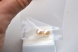 6.94 Carat Matched Pair of Fine Pearls