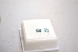 1.18 Carat Matched Pair of Blue Topaz
