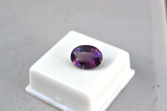 6.60 Carat Oval Cut Amethyst