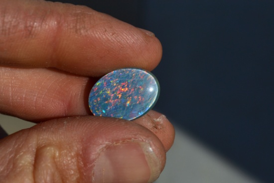 6.34 Carat Very Fine Australian Opal Triplet