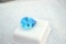 17.58 Carat Exceptional Pear Cut Swiss Blue Topaz with Verification Report