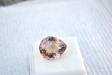 19.22 Carat Exceptional Pear Cut Blended Ametrine with Verification Report