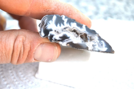 105+ Carat Fantastic Zebra Skin Geode