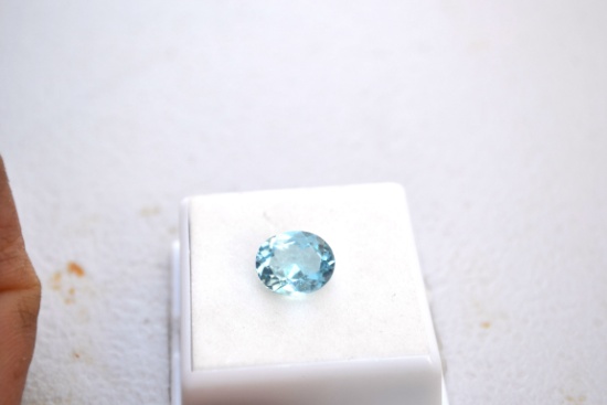 4.33 Carat Fine Sky Blue Topaz