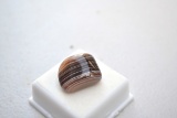 37.48 Carat Fantastic Botswana Banded Agate