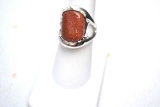 Goldstone Ring -- 10.92 Grams