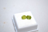 4.10 Carat Matched Pair of Oval Cut Peridots