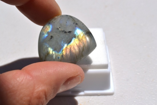 56.08 Carat Fine Pear Labradorite