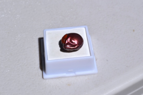 18.47 Carat Coppery Red Baroque Pearl